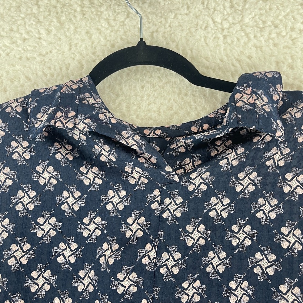 Vintage‎ Country Sophisticates by Pendleton Blue Floral Shirt Womens Size PM - Picture 11 of 16